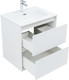 Миниатюра изображения товара Тумба под умывальник Aquanet Милан 60 / 336367 (белый глянец)