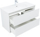 Миниатюра изображения товара Тумба под умывальник Aquanet Милан 100 / 336370 (белый глянец)