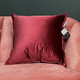 Миниатюра изображения товара Подушка декоративная Sofi de Marko Амадис 45х45 / Под-Ам-45х45бр (бордо)
