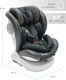 Миниатюра изображения товара Автокресло Amarobaby Champion  Isofix / AMARO-2008CH-Gr (графит)