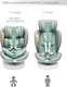 Миниатюра изображения товара Автокресло Amarobaby Champion Isofix / AMARO-2008CH-Se/Bi (серый/бирюзовый)