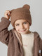 Миниатюра изображения товара Шапочка для малышей Amarobaby Plush / AB-OD24-P16/12-54 (коричневый, р.54)