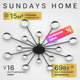 Миниатюра изображения товара Люстра Sundays Home R-5 / 6167