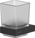 Миниатюра изображения товара Стакан для зубной щетки и пасты Whitecross Cubo CU2430BL (черный матовый)