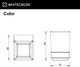 Миниатюра изображения товара Стакан для зубной щетки и пасты Whitecross Cubo CU2430CR (хром)