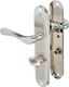 Миниатюра изображения товара Ручка дверная VELA 62.24 WC SN/CP правая (сатин/хром)