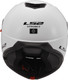 Миниатюра изображения товара Мотошлем LS2 FF908 Strobe 2 Solid (S, белый глянцевый)