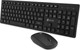Миниатюра изображения товара Комплект клавиатура и мышь Оклик S255W (черный)