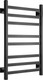 Миниатюра изображения товара Полотенцесушитель водяной Ростела Квадро V 30 400х800/8 1/2" (Ral 9005, нижнее подключение)