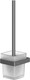 Миниатюра изображения товара Ершик для унитаза Whitecross Cubo CU2470GM (оружейная сталь)