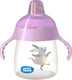 Миниатюра изображения товара Поильник Мама Тама С силиконовым носиком / MT/095 (сиреневый)