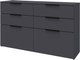 Миниатюра изображения товара Комод Stolline Лаура 464.17 (серый уголь)