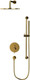 Миниатюра изображения товара Душевая система со смесителем Whitecross Y YSET05GL (золото)