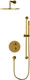 Миниатюра изображения товара Душевая система со смесителем Whitecross Y YSET09GLB (брашированное золото)