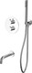 Миниатюра изображения товара Душевая система со смесителем Whitecross Y YSET10CR (хром)