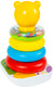 Миниатюра изображения товара Развивающий игровой набор Bondibon Неваляшка-пирамидка Медвежонок / ВВ6444