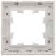 Миниатюра изображения товара Рамка для выключателей и розеток IEK Brite BR-M12-51-K01 (белый рифленый)