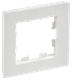 Миниатюра изображения товара Рамка для выключателей и розеток IEK Brite BR-M12-51-K01 (белый рифленый)
