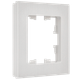 Миниатюра изображения товара Рамка для выключателей и розеток IEK Brite BR-M12-51-K01 (белый рифленый)