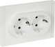 Миниатюра изображения товара Розетка IEK Forte&Piano FP-R24-16-1-K01 (белый)