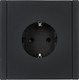 Миниатюра изображения товара Розетка IEK Forte&Piano FP-R11-16-K02 (черный)
