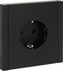 Миниатюра изображения товара Розетка IEK Forte&Piano FP-R14-16-K02 (черный)