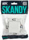 Миниатюра изображения товара Вывод кабеля IEK Skandy SK-VK10-0-K01 (арктический белый)