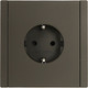 Миниатюра изображения товара Розетка IEK Forte&Piano FP-R14-16-1-K03 (серый)