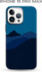 Миниатюра изображения товара Чехол-накладка Luxo Горный пейзаж J271 для iPhone 15 Pro Max (черный/синий)