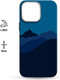Миниатюра изображения товара Чехол-накладка Luxo Горный пейзаж J271 для iPhone 15 (черный/синий)