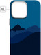 Миниатюра изображения товара Чехол-накладка Luxo Горный пейзаж J271 для iPhone 15 (черный/синий)