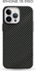 Миниатюра изображения товара Чехол-накладка Luxo Карбоновые полосы J162 для iPhone 15 Pro (черный)
