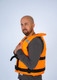 Миниатюра изображения товара Страховочный жилет MedNovtex 100кг (камуфляж/оранжевый)