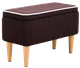 Миниатюра изображения товара Банкетка Monofix Амма с ящиком для хранения (коричневый №24)