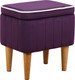 Миниатюра изображения товара Пуф Monofix Амма с ящиком для хранения (фиолетовый №25)