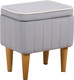 Миниатюра изображения товара Пуф Monofix Амма с ящиком для хранения (светло-серый №52)