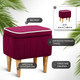 Миниатюра изображения товара Пуф Monofix Амма с ящиком для хранения (винный №63)