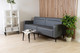 Миниатюра изображения товара Диван Monofix Фоксет 202см (экокожа серый)