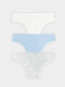 Миниатюра изображения товара Комплект женских трусов Mark Formelle 412281-3 (р.98, сумрачно-белый)