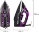 Миниатюра изображения товара Утюг Sonnen SI-270 / 455280 (черный/фиолетовый)