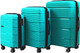 Миниатюра изображения товара Чемодан на колесах PRIDE РР-203 (L, бирюзовый)