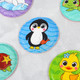 Миниатюра изображения товара Набор стикеров для ванной Крошка Я Забавные животные / 9555615 (12шт)