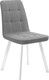 Миниатюра изображения товара Стул ТриЯ Рони (белый муар/микровелюр Brendy Grey)