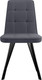 Миниатюра изображения товара Стул ТриЯ Рони (черный муар/микровелюр Brendy Graphite)