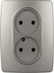 Миниатюра изображения товара Розетка ЭРА 12-2107-16 / Б0065644 (титан)