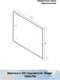 Миниатюра изображения товара Зеркало Континент Stage Grey Led 100х70 (с реверсивным креплением, бесконтактным сенсором)