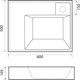 Миниатюра изображения товара Умывальник Madera Vega 60x50