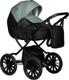 Миниатюра изображения товара Детская универсальная коляска INDIGO Mio Eco Plus 14 2 в 1 (05, черная кожа/шалфей кожа)