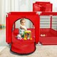 Миниатюра изображения товара Игровой манеж Solmax&Kids С шариками и баскетбольным кольцом / ZV97039 (красный)
