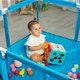 Миниатюра изображения товара Игровой манеж Solmax&Kids С шариками и баскетбольным кольцом / ZV97040 (синий)